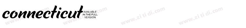 connecticut字体转换