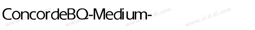 ConcordeBQ-Medium字体转换