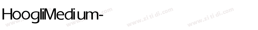 HoogliMedium字体转换
