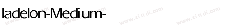 Iadelon-Medium字体转换
