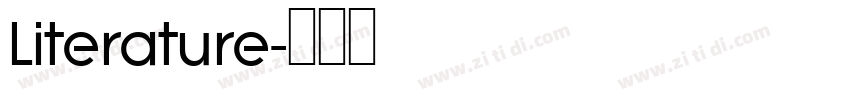 Literature字体转换