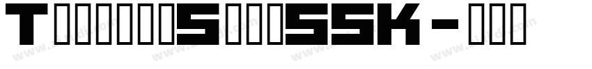 TrekkieSansSSK字体转换