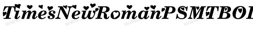 TimesNewRomanPSMTBOL字体转换