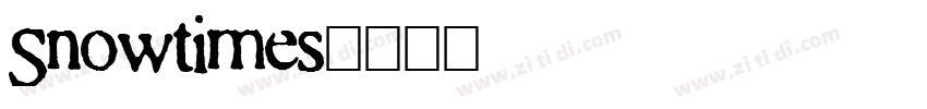 Snowtimes字体转换