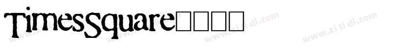 TimesSquare字体转换