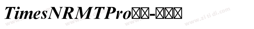 TimesNRMTPro字体字体转换