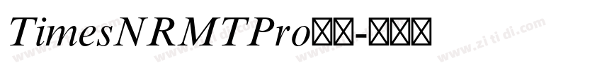 TimesNRMTPro字体字体转换
