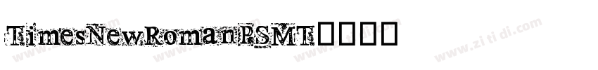 TimesNewRomanPSMT字体转换
