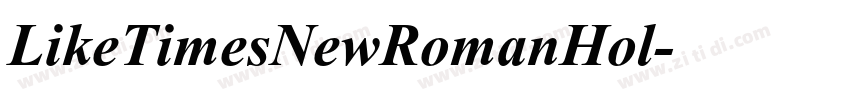 LikeTimesNewRomanHol字体转换