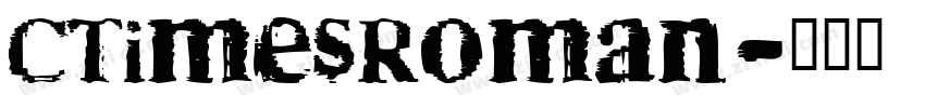 CTimesRoman字体转换