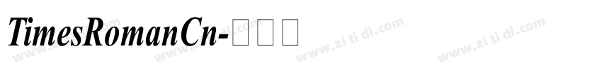 TimesRomanCn字体转换