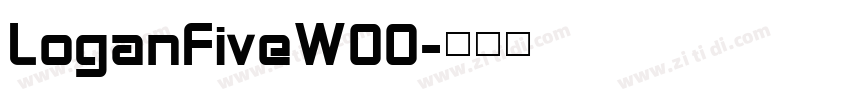 LoganFiveW00字体转换