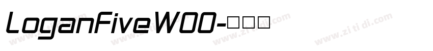 LoganFiveW00字体转换