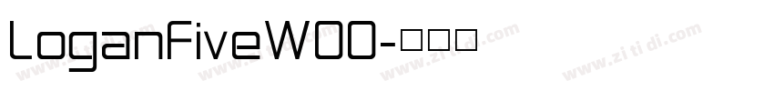 LoganFiveW00字体转换