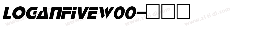 LoganFiveW00字体转换