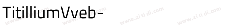 TitilliumVveb字体转换