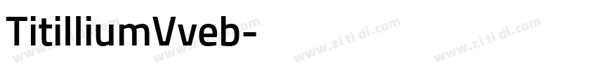 TitilliumVveb字体转换