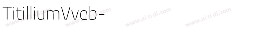 TitilliumVveb字体转换