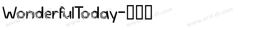 WonderfulToday字体转换