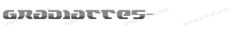 Gradiattes字体转换