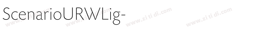 ScenarioURWLig字体转换