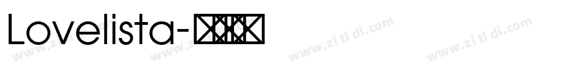 Lovelista字体转换