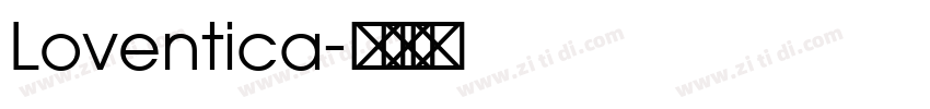 Loventica字体转换