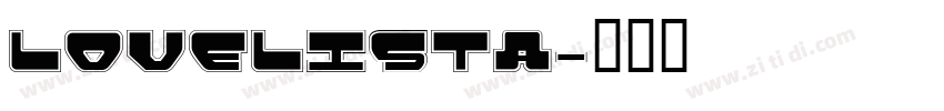 Lovelista字体转换