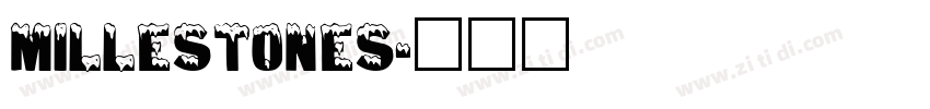 Millestones字体转换
