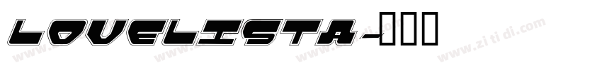 Lovelista字体转换