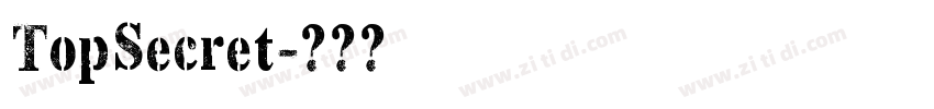 TopSecret字体转换