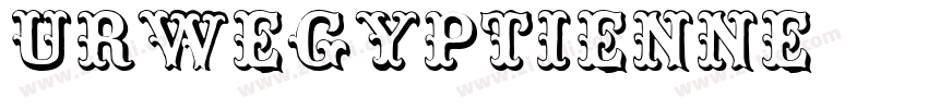 URWEgyptienne字体转换