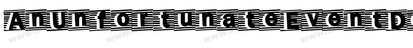 AnUnfortunateEventDe字体转换