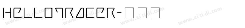 HelloTracer字体转换