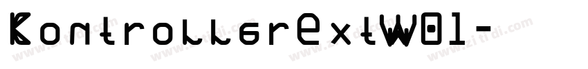 ControllerExtW01字体转换