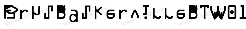 FrysBaskervilleBTW01字体转换