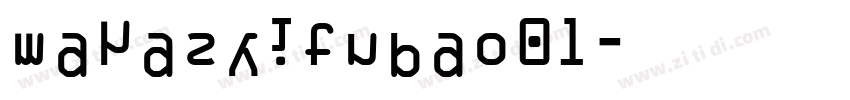 mayazhifubao01字体转换