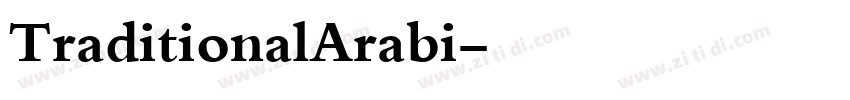 TraditionalArabi字体转换