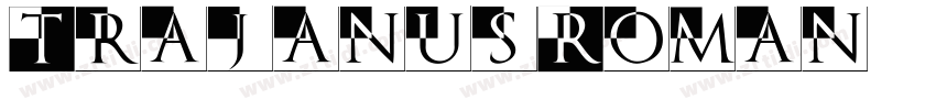 TrajanusRoman字体转换