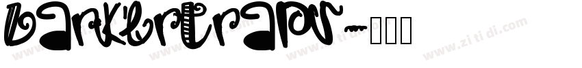 Barkertraps字体转换