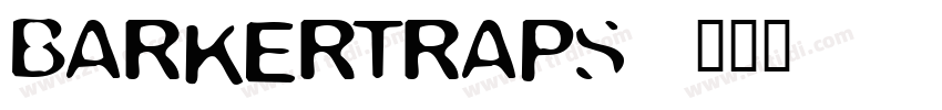 Barkertraps字体转换