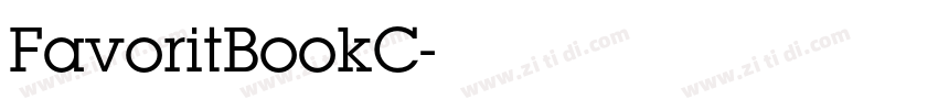 FavoritBookC字体转换