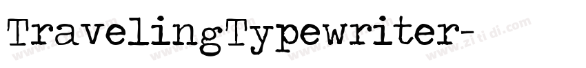 TravelingTypewriter字体转换