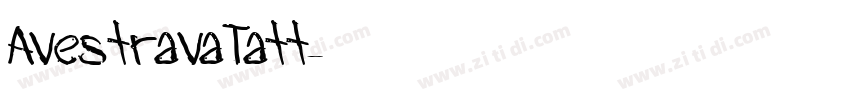AvestravaTatt字体转换