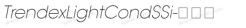 TrendexLightCondSSi字体转换 TrendexLightCondSSi字体转换