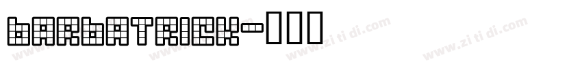 barbatrick字体转换