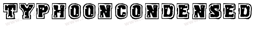 TyphoonCondensedItal字体转换