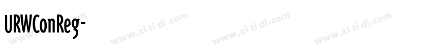 URWConReg字体转换
