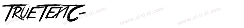 TrueTextC字体转换