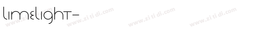 Limelight字体转换